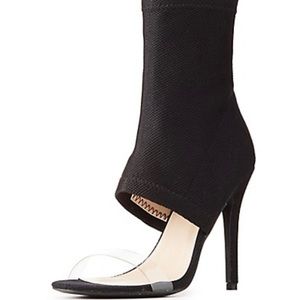 Black stiletto heels